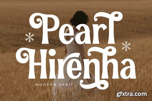 Pearl Hirenha Modern Serif Font 8FB8AC2