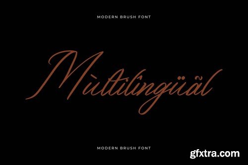 Bithodina Modern Brush Font R3EA47G