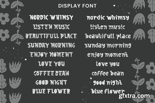 Nordic Whimsy – 9 Quirky Nordic Font Theme 7ADU9AA