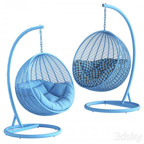 Fotel wiszący Cocoon De Luxe, czarny