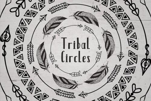 63 Tribal Circles. Logo &amp; Badge