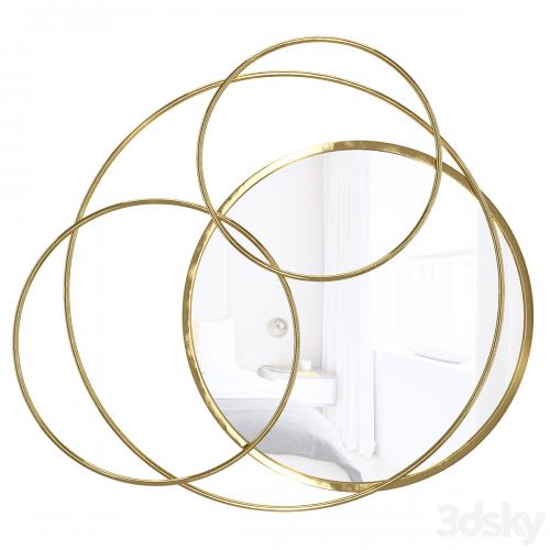 Khloe Layered Wall Mounted Mirror