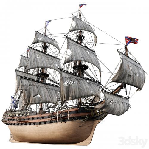 Flagship Peter 1 The Ingermanland 1715