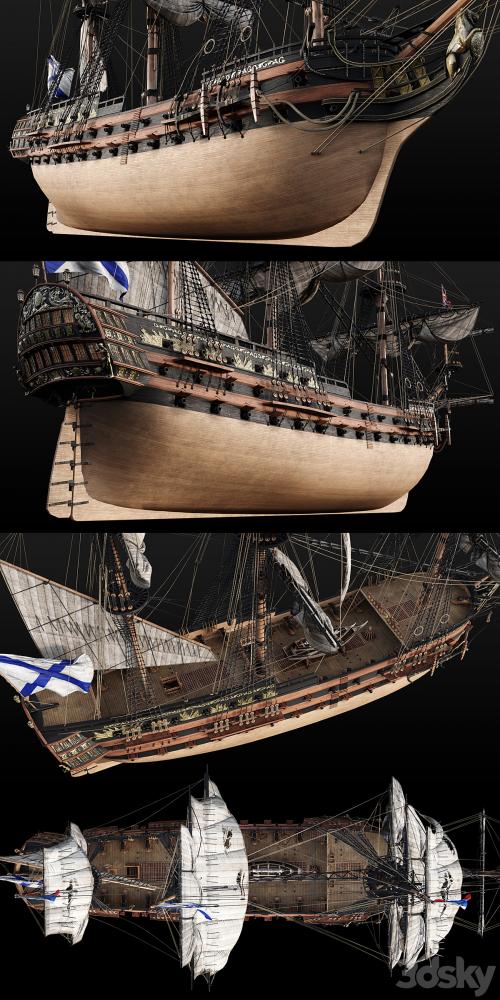 Flagship Peter 1 The Ingermanland 1715