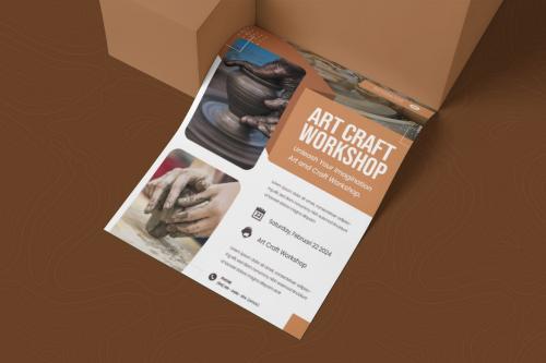 Art Craft Workshop Flyer