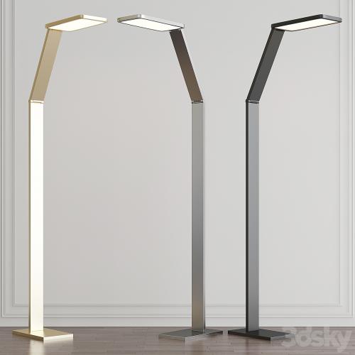 Possini Euro Bentley Aluminum LED Task Floor Lamp