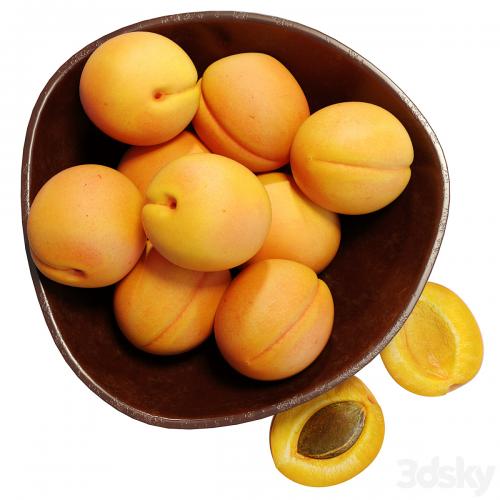 Food Set 13 / Bowl with Apricots