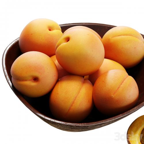 Food Set 13 / Bowl with Apricots