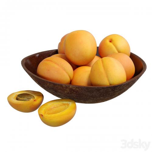 Food Set 13 / Bowl with Apricots