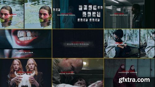 Videohive Horror Thriller Title sequence 42329070