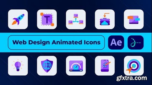 Videohive Web Design Animated Icons 50194276