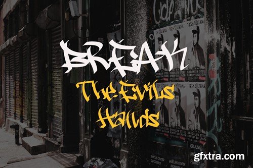 Breaking Noise - Graffiti Font 5WMGYVL