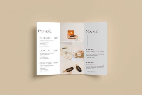 Trifold Brochure Mockup