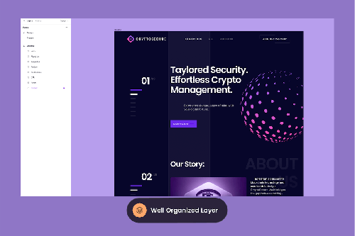 CryptoSecure - Al Web3 Blockchain Landing Page