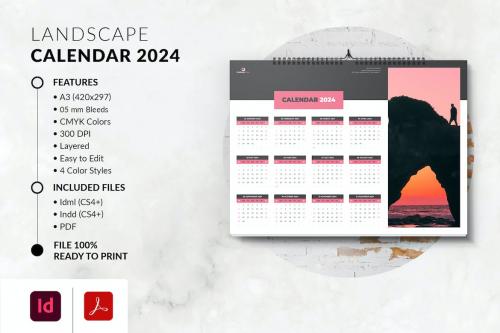 Landscape Calendar 2024