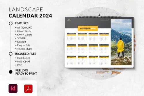 Landscape Calendar 2024