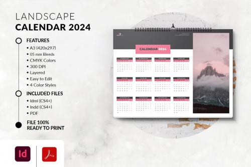 Landscape Calendar 2024