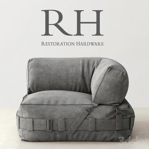 RH / CARGO LOUNGE CORNER CHAIR