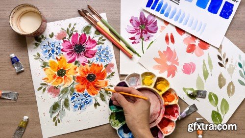 Loose Watercolor Florals: Letting Go of Perfectionism in Your Art