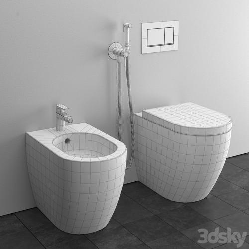 Cielo Smile Back to wall WC / Bidet