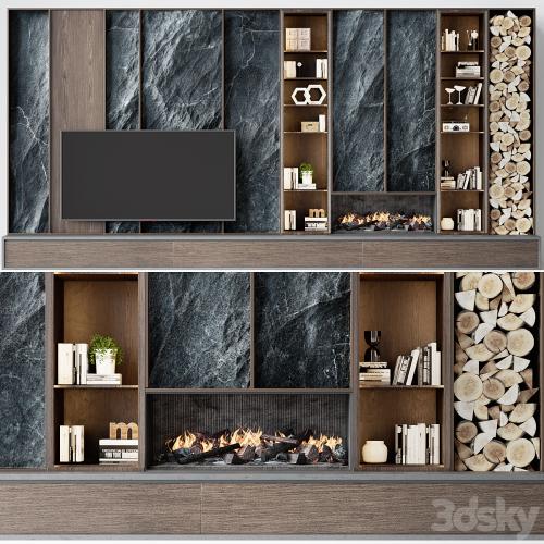 TV wall modern 76