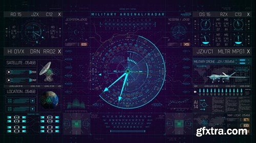 Videohive HUD PRO Medical Radar 50208387