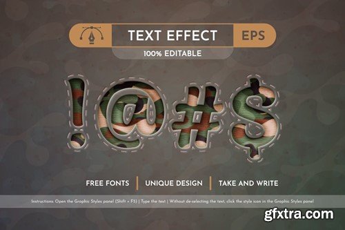 Strike - Editable Text Effect, Font Style 9MV3HKY