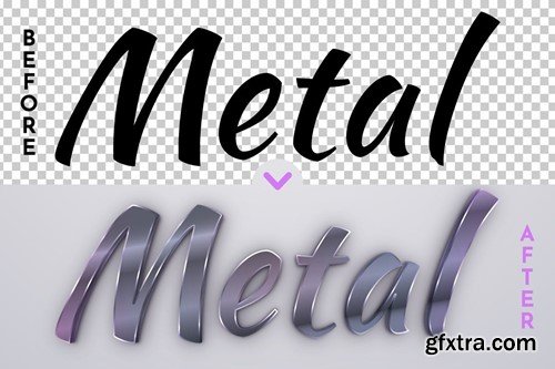 Metal - Editable Text Effect, Font Style 9CJR6QY