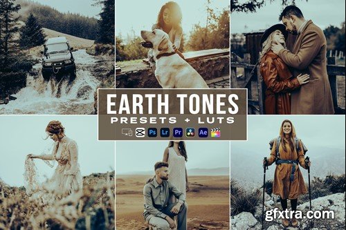 Earth Tones Video Luts Presets Mobile & Desctop J6BN27A