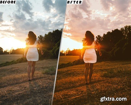 Golden Hour Video Luts Presets Mobile & Desctop ZW3DBY3