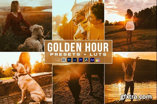 Golden Hour Video Luts Presets Mobile & Desctop ZW3DBY3