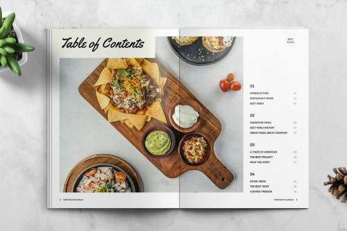 Food Magazine Template