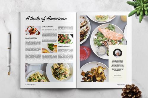 Food Magazine Template