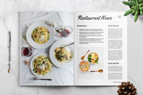 Food Magazine Template