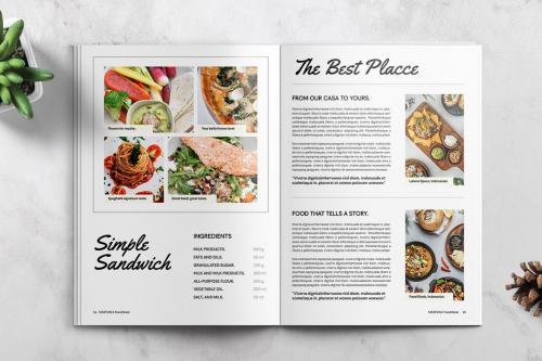 Food Magazine Template