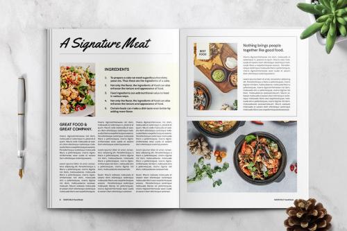 Food Magazine Template