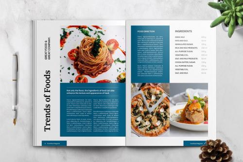 Food Magazine Template