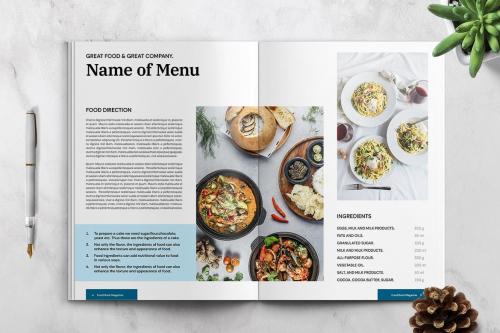 Food Magazine Template