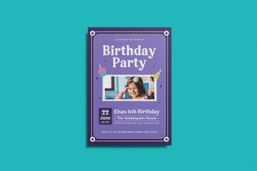 Brilliantz Birthday Invitation Template