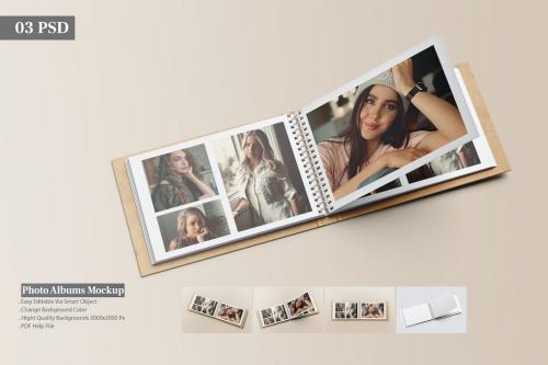 Photo Albums Mockup