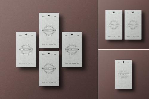 MInimal Hanging Tag Branding Mockup