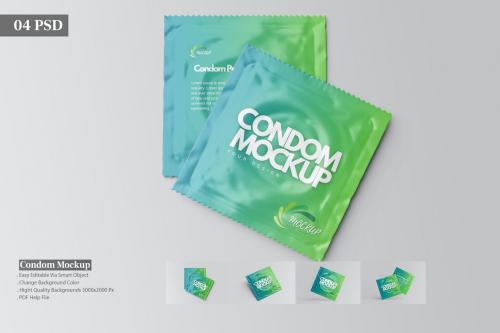 Condom Mockup