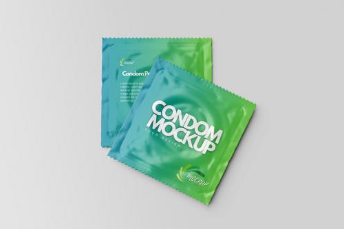 Condom Mockup