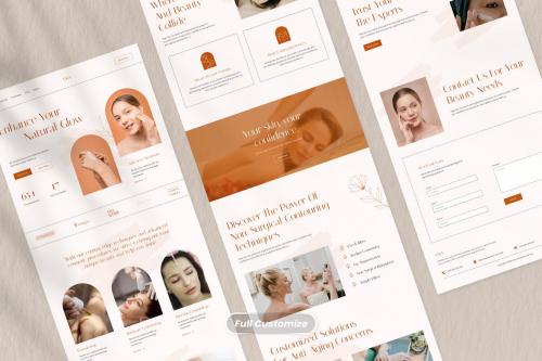 Beauty Skincare Landing Page - Vina