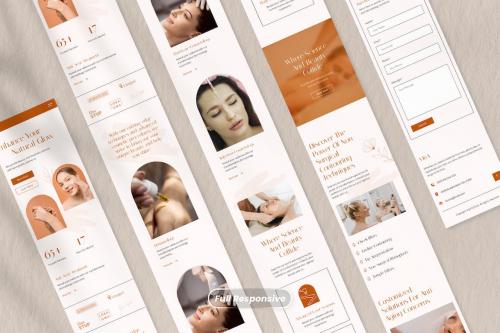 Beauty Skincare Landing Page - Vina