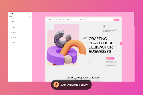 PixelCraft - Design Agency Landing Page