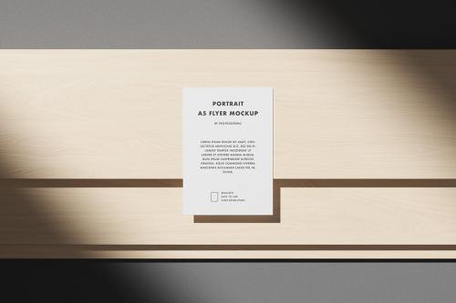 Portrait A5 Flyer Mockup Set