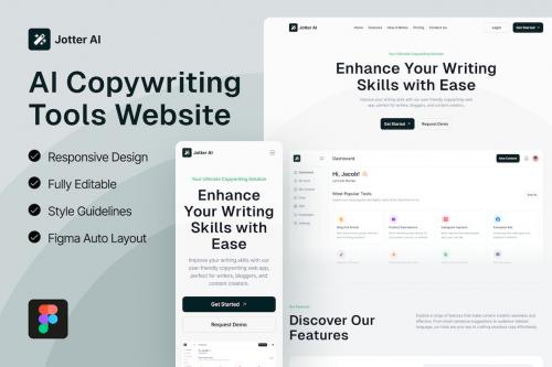 JotterAI - AI Copywriting Tools Website