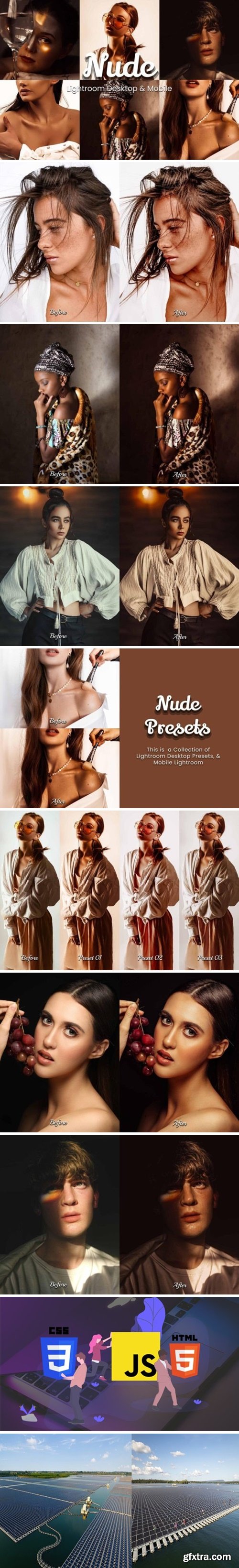 30 Nude Desktop Mobile Lightroom Presets 88320979