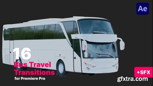 Videohive Bus Travel Transitions 50220707